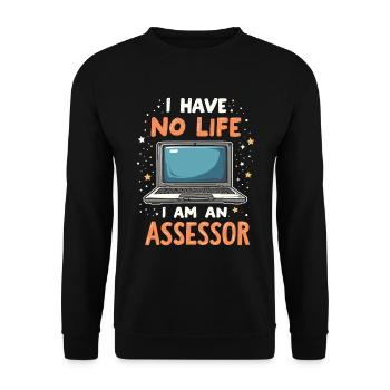 Censor - Unisex Sweatshirt - black - Front - Alina (178cm) & Michal (187cm)