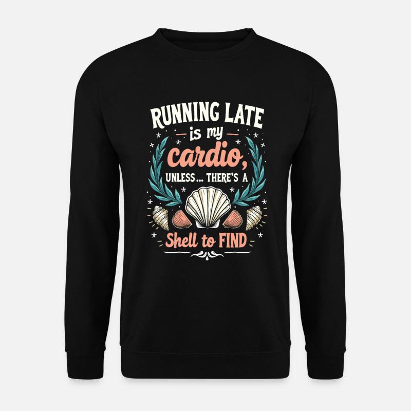 Beach combing - Unisex Sweatshirt - black