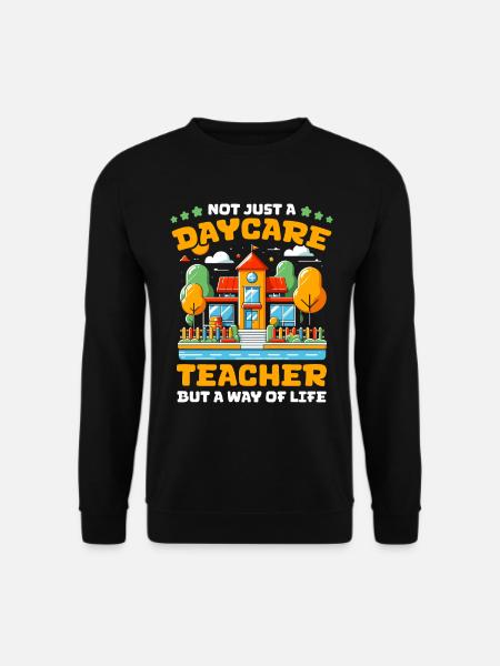 Institutrice de maternelle, assistante maternelle, assistante maternelle - Sweat-shirt Unisexe - noir