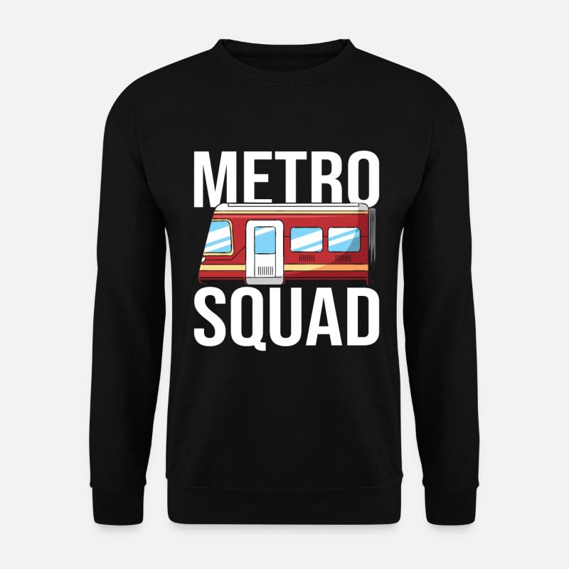 Escouade de conducteurs de métro - Sweat-shirt Unisexe - noir
