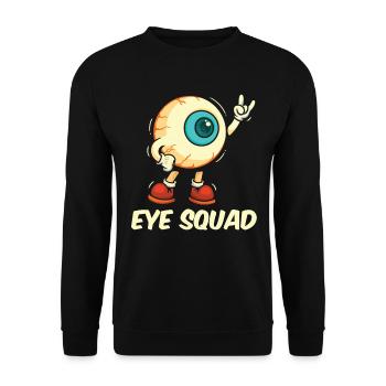 Ophthalmologist Kader - Unisex Sweatshirt - black - Front - Alina (178cm) & Michal (187cm)