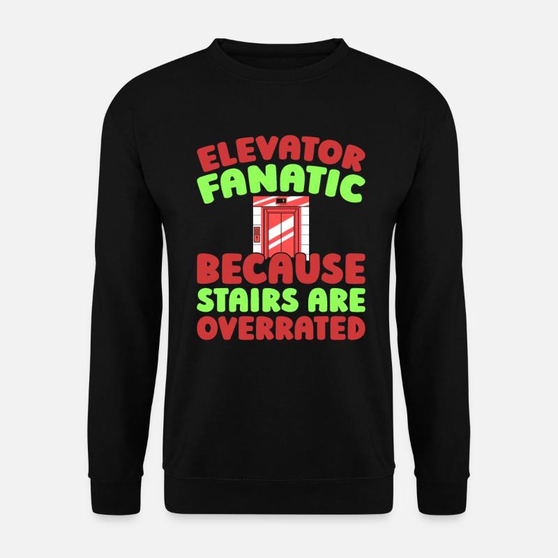 Elevator Elevator - Unisex Sweatshirt - black