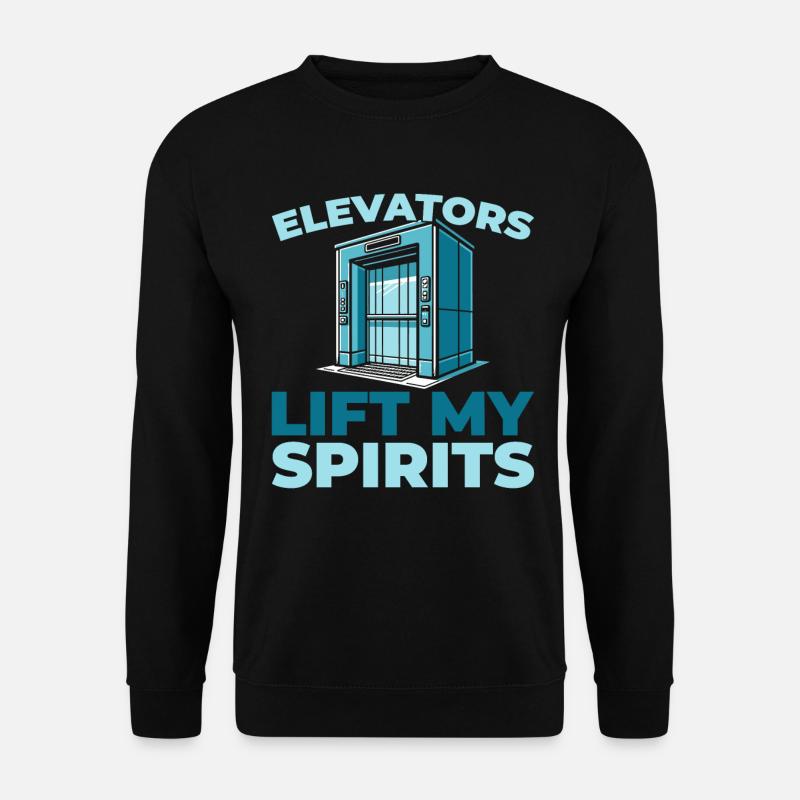 Elevator Elevator - Unisex Sweatshirt - black