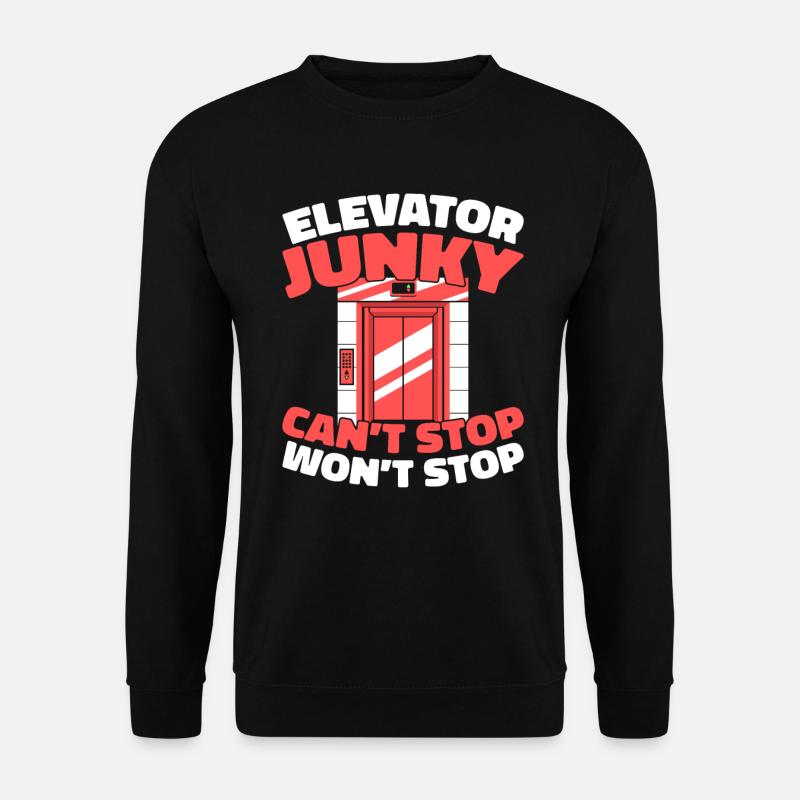 Elevator Elevator - Unisex Sweatshirt - black