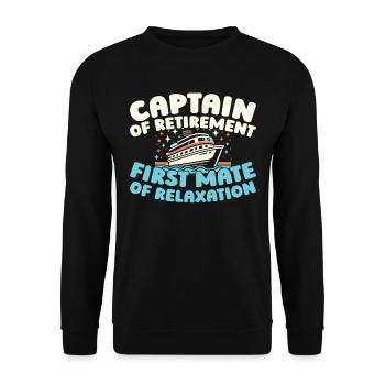 Cruise Retraite - Sweat-shirt Unisexe - noir - Devant - Alina (178cm) & Michal (187cm)