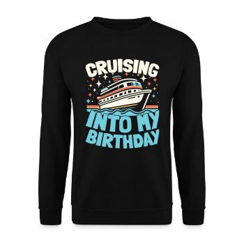 Croisière - Sweat-shirt Unisexe - noir - Devant - Alina (178cm) & Michal (187cm)