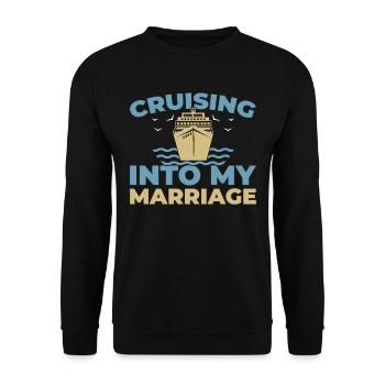 Croisière - Sweat-shirt Unisexe - noir - Devant - Alina (178cm) & Michal (187cm)