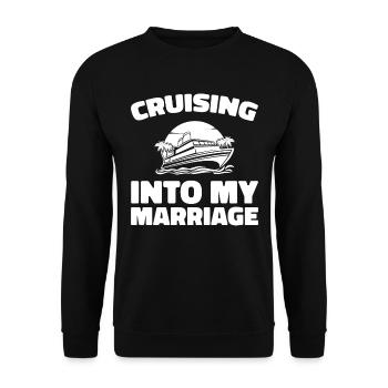 Cruise - Unisex Sweatshirt - black - Front - Alina (178cm) & Michal (187cm)