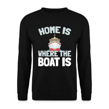 Croisière - Sweat-shirt Unisexe - noir - Devant - Alina (178cm) & Michal (187cm)
