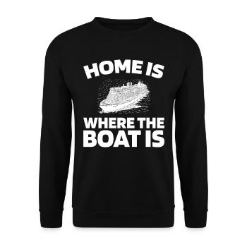 Croisière - Sweat-shirt Unisexe - noir - Devant - Alina (178cm) & Michal (187cm)