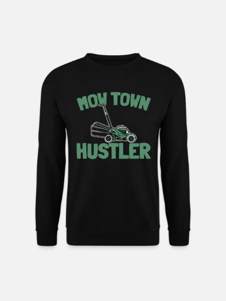 Lawn mower mowing - Unisex Sweatshirt - black