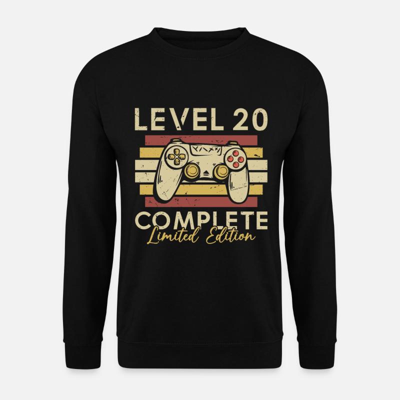 Stufe 20 abgeschlossen - Unisex Pullover - Schwarz