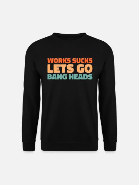 Heavy Rock Metal - Unisex Pullover - Schwarz