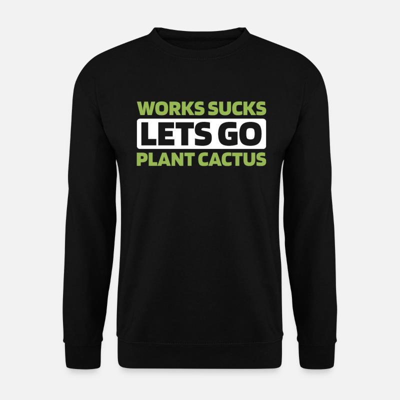 Kaktus Garten - Unisex Pullover - Schwarz