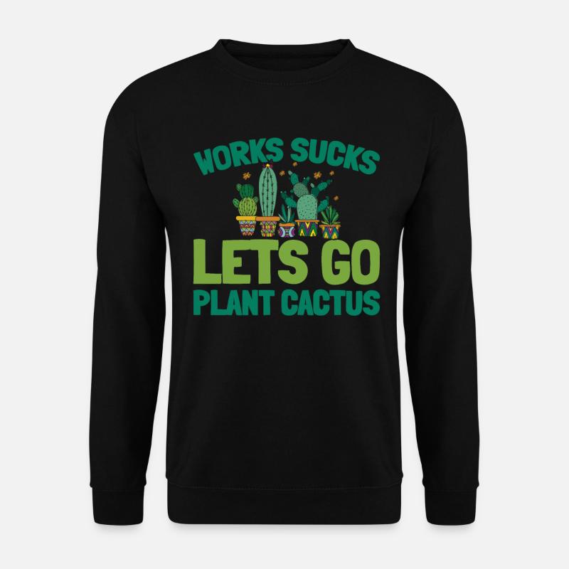 Cactus Garden - Unisex Sweatshirt - black
