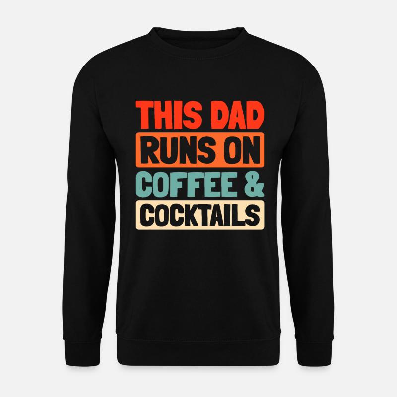 Barkeeper Bartender Kaffee Father Dad - Unisex Pullover - Schwarz