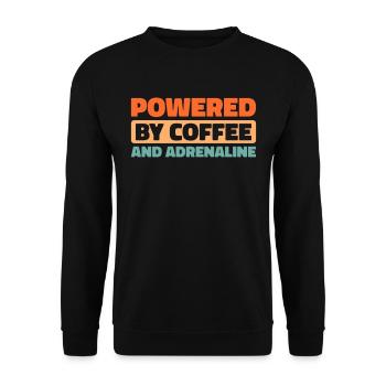 Ambulance Service Paramedic Paramedic - Unisex Sweatshirt - black - Front - Alina (178cm) & Michal (187cm)