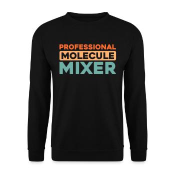 Biochimiste - Sweat-shirt Unisexe - noir - Devant - Alina (178cm) & Michal (187cm)