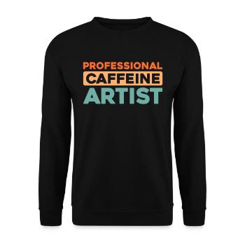 Barista - Unisex Pullover - Schwarz - Vorne - Alina (178cm) & Michal (187cm)
