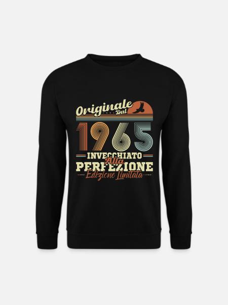 Original 1965 Retro Geburtstagsgeschenk - Unisex Pullover - Schwarz