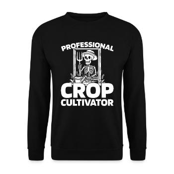 Farmer Farmer - Unisex Sweatshirt - black - Front - Alina (178cm) & Michal (187cm)