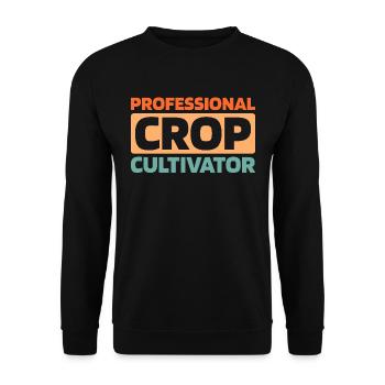 Farmer Farmer - Unisex Sweatshirt - black - Front - Alina (178cm) & Michal (187cm)