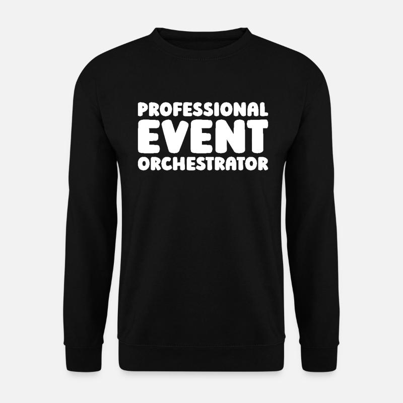 Veranstaltungsplaner - Unisex Pullover - Schwarz