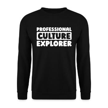 Ethnologue - Sweat-shirt Unisexe - noir - Devant - Alina (178cm) & Michal (187cm)
