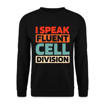 Biochimiste - Sweat-shirt Unisexe - noir - Devant - Alina (178cm) & Michal (187cm)