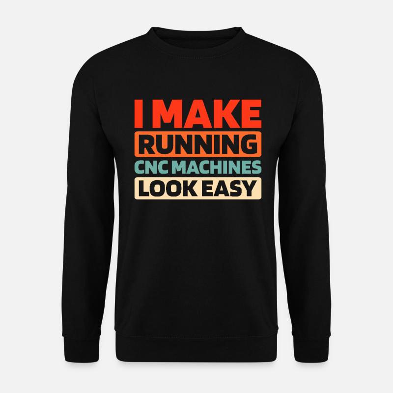 CNC Router - Unisex Sweatshirt - black