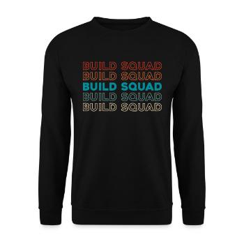 Carpet Installer Kader - Unisex Sweatshirt - black - Front - Alina (178cm) & Michal (187cm)