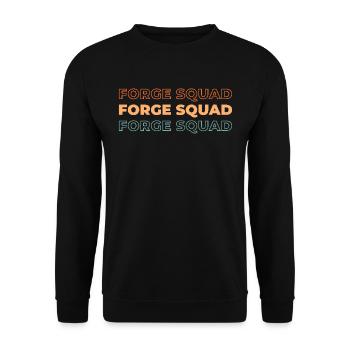 Bookbinder Squad - Unisex Sweatshirt - black - Front - Alina (178cm) & Michal (187cm)
