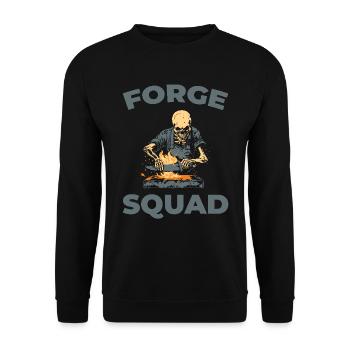 Bookbinder Squad - Unisex Sweatshirt - black - Front - Alina (178cm) & Michal (187cm)