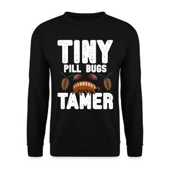 Rollie Pollie Propriétaire Isopod Lover Pill bug - Sweat-shirt Unisexe - noir - Devant - Alina (178cm) & Michal (187cm)