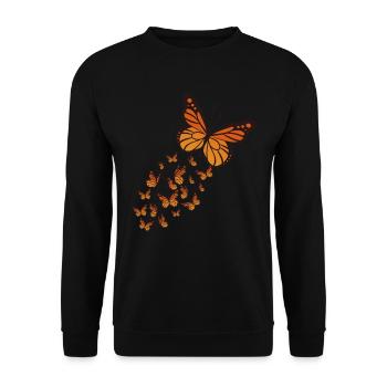 Monarch Mom Savior of tiny Miracles Monarch - Unisex Pullover - Schwarz - Vorne - Alina (178cm) & Michal (187cm)
