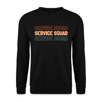 Day Trading Day Trader Squad - Sweat-shirt Unisexe - noir - Devant - Alina (178cm) & Michal (187cm)