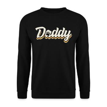 Daddy Bär Gay Pride LGBT Bear Flag - Sweat-shirt Unisexe - noir - Devant - Alina (178cm) & Michal (187cm)