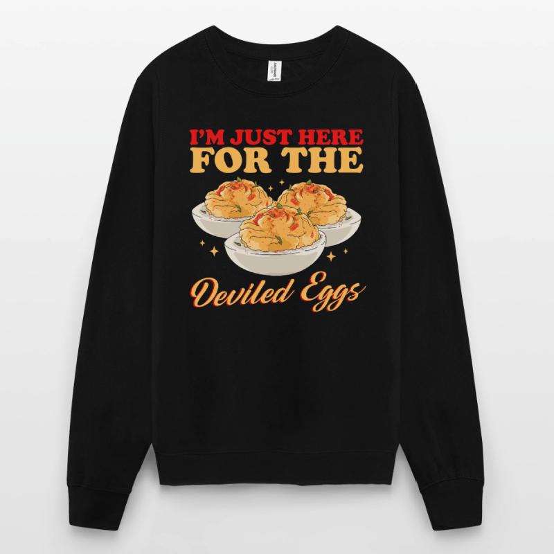 Gefüllte Eier Stuffed Deviled Eggs Geschenk Unisex Pullover