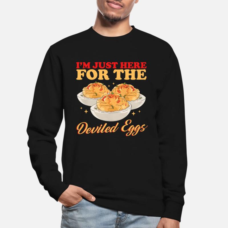 Gefüllte Eier Stuffed Deviled Eggs Geschenk Unisex Pullover