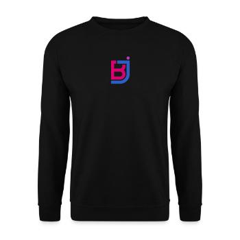 Symbole Bi minimaliste Fierté bisexuelle subtile - Sweat-shirt Unisexe - noir - Devant - Alina (178cm) & Michal (187cm)
