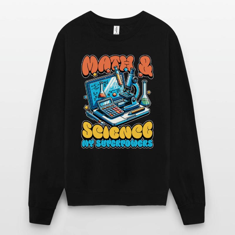 STEM Teacher Math + Science Data Analysis Educator Unisex Sweatshirt