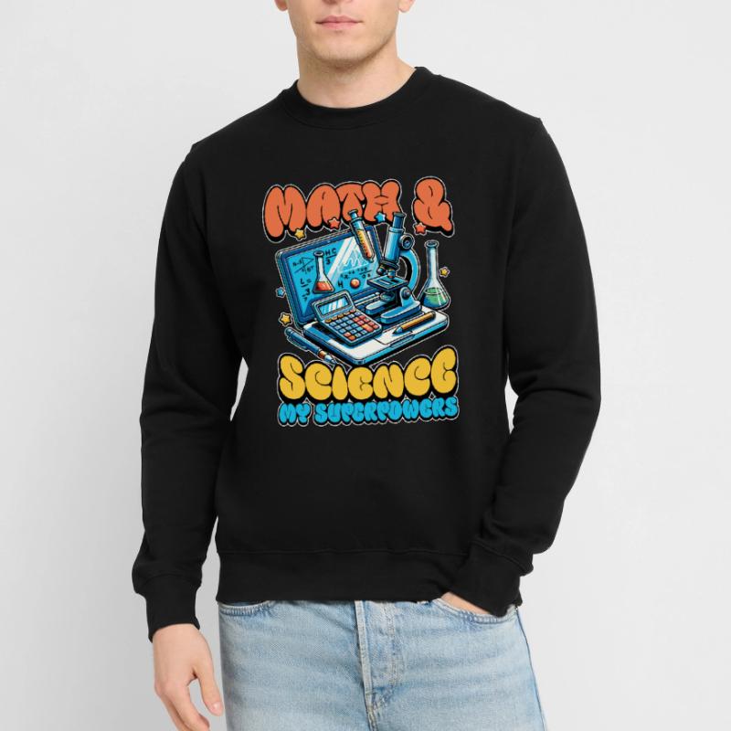 STEM Teacher Math + Science Data Analysis Educator Unisex Sweatshirt