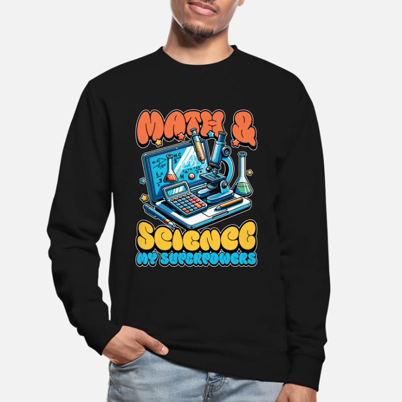 STEM Teacher Math + Science Data Analysis Educator Unisex Sweatshirt