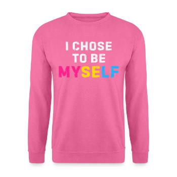 Pansexual Pride Farben LGBTQ Selbstbewusst - Unisex Pullover - Pink - Vorne
