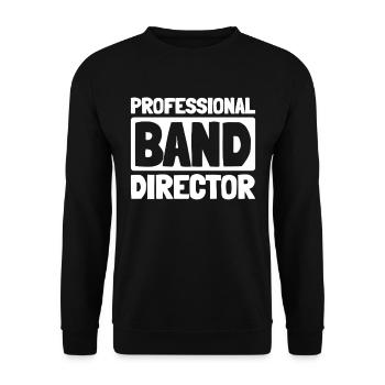Band Director - Unisex Sweatshirt - black - Front - Alina (178cm) & Michal (187cm)
