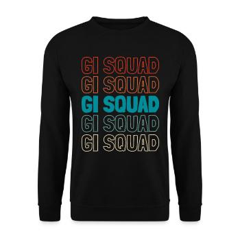 Krankenschwester Gastroenterologie Kader - Unisex Pullover - Schwarz - Vorne - Alina (178cm) & Michal (187cm)