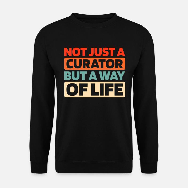 Curator - Unisex Sweatshirt - black