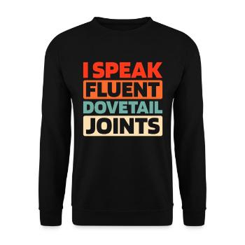 Charpentier Charpentier - Sweat-shirt Unisexe - noir - Devant - Alina (178cm) & Michal (187cm)