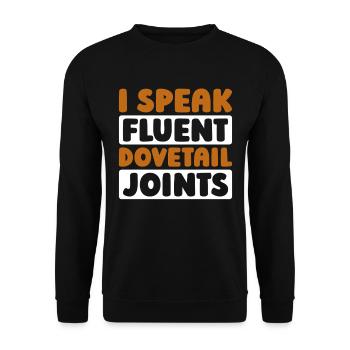 Charpentier Charpentier - Sweat-shirt Unisexe - noir - Devant - Alina (178cm) & Michal (187cm)