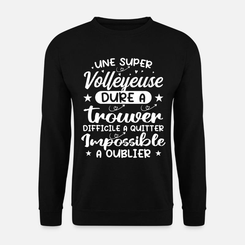 Ein Super Volleyball Spieler - Volleyball Spieler Geschenk - Unisex Pullover - Schwarz